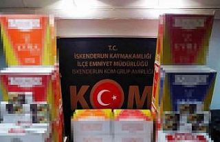 Hatay’da 390 bin kaçak makaron ele geçirildi