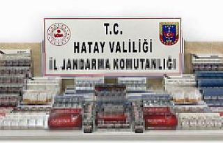 Hatay’da 6 bin 510 paket kaçak sigara ele geçirildi