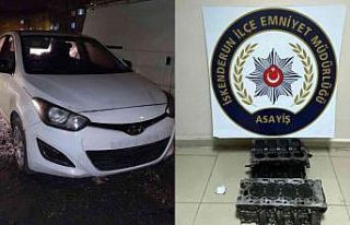 Hatay’da oto hırsızlığı şebekesi çökertildi