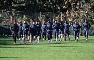 Hatayspor, Alanyaspor karşılaşmasının hazırlıklarını...