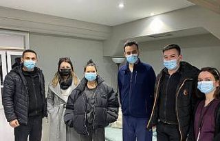 Hava muhalefetinden dolayı Çorlu’da mahsur kalan...