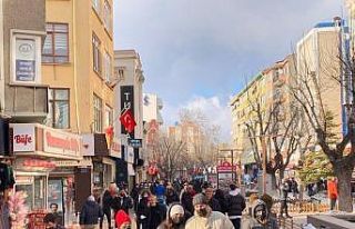 Hava yumuşadı, Eskişehirliler sokağa akın etti