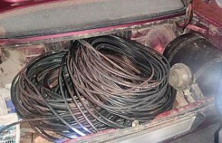 İletişim kablolarını çalan 2 kişiyi jandarma...