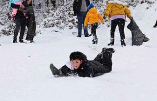 İlimtepe’de kar keyfi
