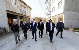 İnegöl’de 24 kilometre yol kaplaması