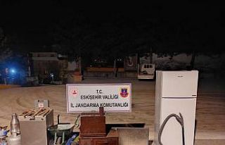 İnkar ettiği çalıntı mallar evindeki aramada...