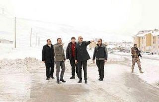 İpekyolu’nda karla mücadele çalışması