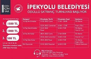 İpekyolu’nda ödüllü satranç turnuvası başlıyor