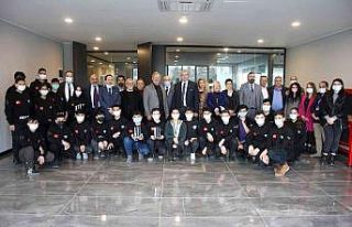 İş insanları MTOSB’yi ziyaret etti