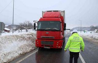 İstanbul’a giden otobüs ve ağır tonajlı araçların...