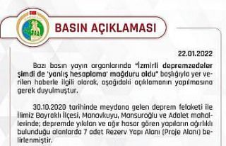 İzmir Valiliğinden depremzedeler ‘yanlış hesaplama...