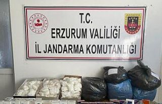 Jandarma ekiplerinden kaçak sigara operasyonu