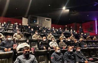 Jandarma personeli, “İyi Ki Varsın Eren” filmini...