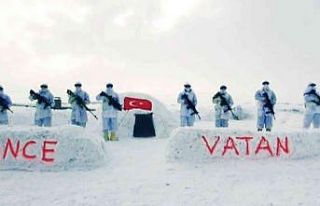 Jandarmadan dondurucu soğukta dosta güven düşmana...