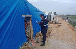 Jandarmadan düzensiz göçe yönelik huzur uygulaması