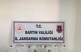 Jandarmadan kaçak içki operasyonu