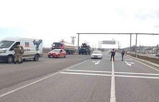 Jandarmadan şok yol uygulaması