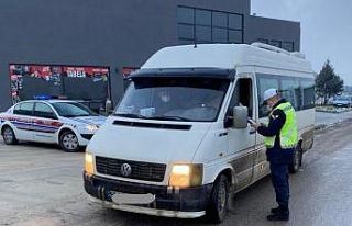 Jandarmadan yolcu minibüslerine sıkı denetim