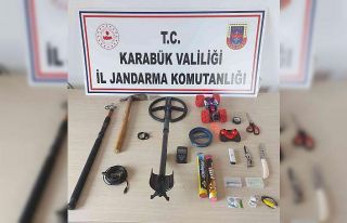 Kaçak kazı yapan 4 şüpheli yakalandı