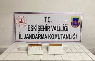 Kaçak makaronlar jandarma ekiplerince ele geçirildi