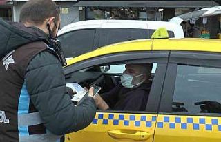 Kadıköy’de taksi denetiminde emniyet kemeri cezası