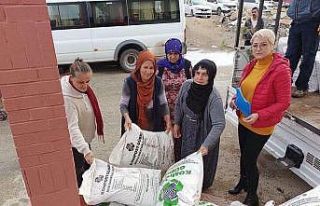 Kadın çiftçilere kompost desteği
