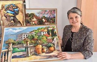 Kadın elinden sanata dönüşen 3 boyutlu tablolar