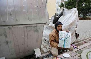 Kağıtçı ressam Zeynep