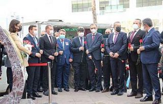 Kahraman şehit Sekin, adliyede anıldı