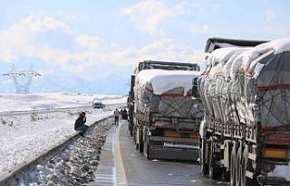 Kahramanmaraş’ta kar esareti