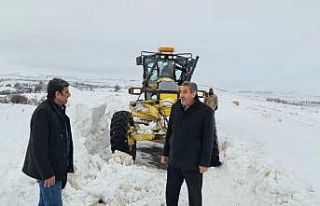 Kapalı köy yolları tek tek açılıyor