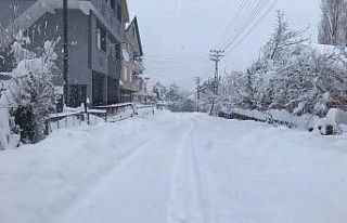 Kar kalınlığı 90 santimetreyi buldu, vatandaş...