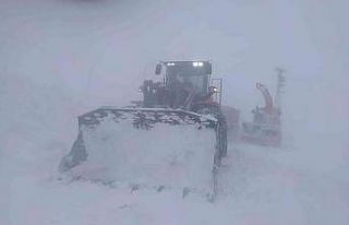 Kar savaşçıları görev başında