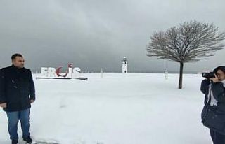 Kar yağışı en çok fotoğrafçıları sevindirdi
