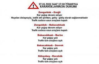 Kara yollarında son durum