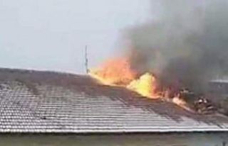 Karacasu’da okul yangını korkuttu