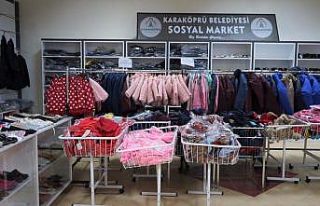 Karaköprü’de sosyal market ile yüzler gülüyor