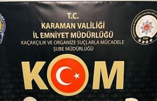 Karaman’da 24 parça tarihi eser ele geçirildi
