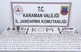 Karaman’da tarihi eser operasyonu
