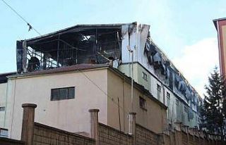 Karaman’da yanan bisküvi fabrikasındaki hasarın...