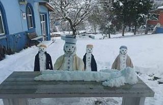 Kardan cemaat görenleri şaşırttı