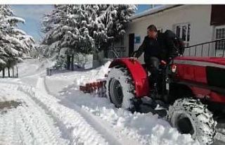 Kardan kapanan yollar için kolları sıvadılar