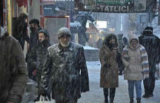 Kars’ta yoğun kar yağışı