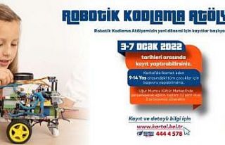 Kartal Belediyesi Robotik Kodlama Atölyesi yeni öğrencilerini...