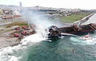 Kartal’da gemideki yangın kontrol altına alındı