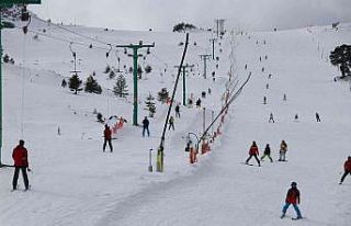 Kartalkaya’da hafta sonu tatilci yoğunluğu