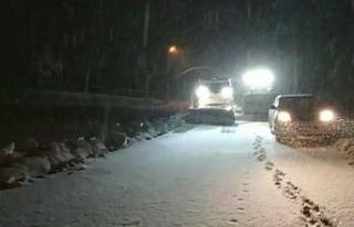 Kartepe’de beklenen yoğun kar yağışı etkili...