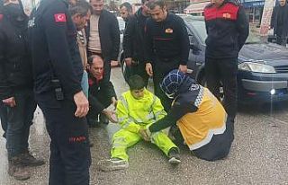 Kayganlaşan yol kazaya neden oldu: 1 yaralı