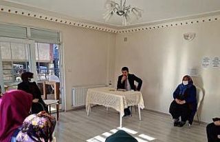 Kaymakam Ayrancı, kursiyerlerle bir araya geldi