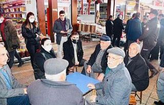 Kaymakam Demir, esnaflarla bir araya geldi